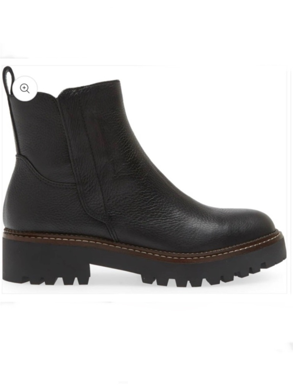 NORDSTROM Miller 2 Water Resistant Boot Black Leather Chelsea Boot Size 11 NEW - Picture 2 of 8